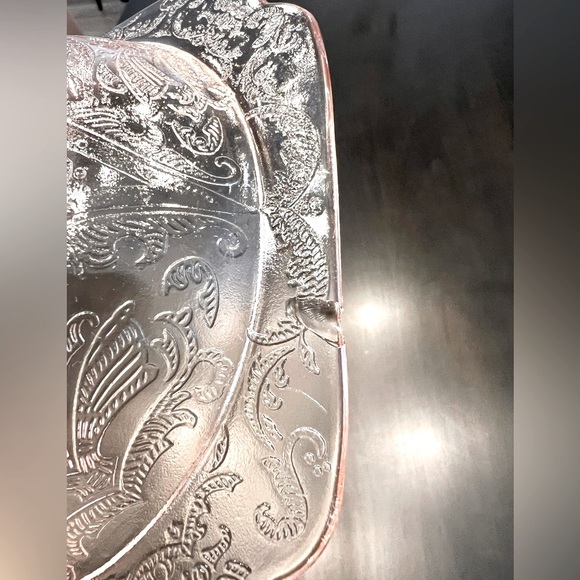 Indiana Glass Pink Depression Glass Federal Madrid Salad Soup Bowl set of (8) - Picture 5 of 5